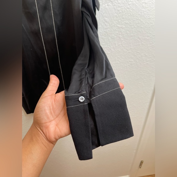 3.1 Phillip Lim Utility Collection Cold long sleeves shoulder blouse Sz xs - Picture 6 of 14